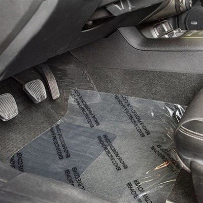 Filme protetor de carpete de carro Rolo de 24 "com perfuração de 21", proteção de carpete automático de 4 mils